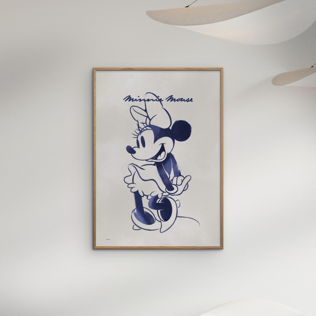 POSTER Disney - Minnie Mouse Blue - Blau, Papier (70/100/0.1cm) - Poster&Frame