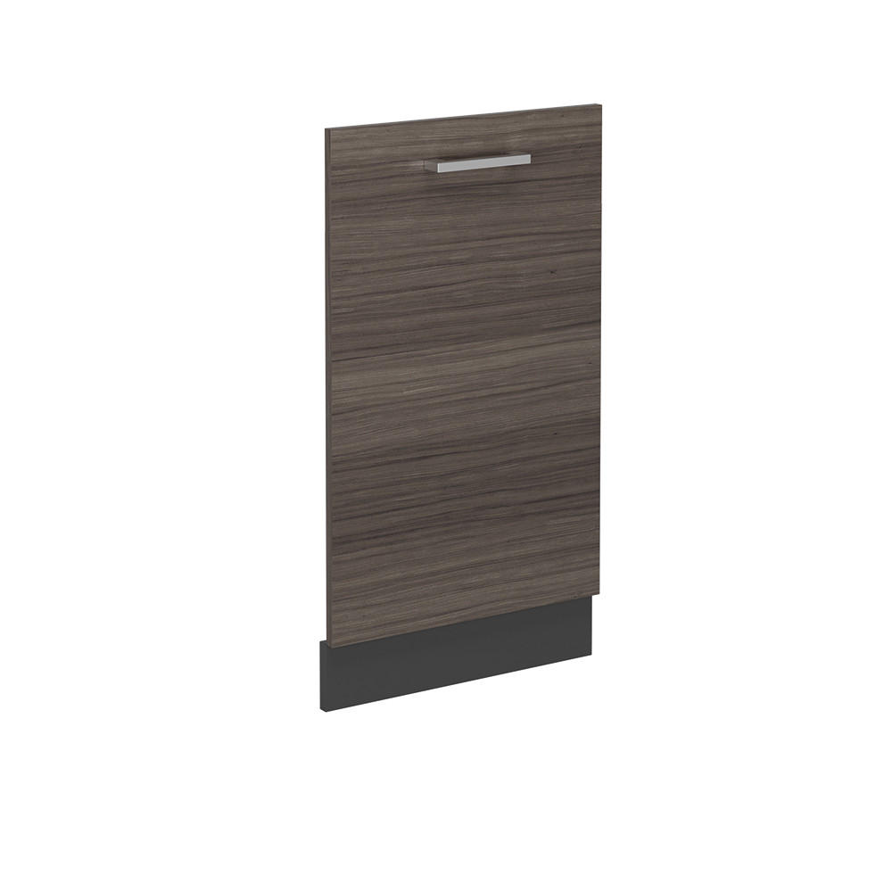 GESCHIRRSPÜLBLENDE R-Line Edelgrau 45 cm ohne Arbeitsplatte - Anthrazit/Braun, Holzwerkstoff (45/81.8/1.6cm) - Vicco