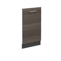 GESCHIRRSPÜLBLENDE R-Line Edelgrau 45 cm ohne Arbeitsplatte - Anthrazit/Braun, Holzwerkstoff (45/81.8/1.6cm) - Vicco