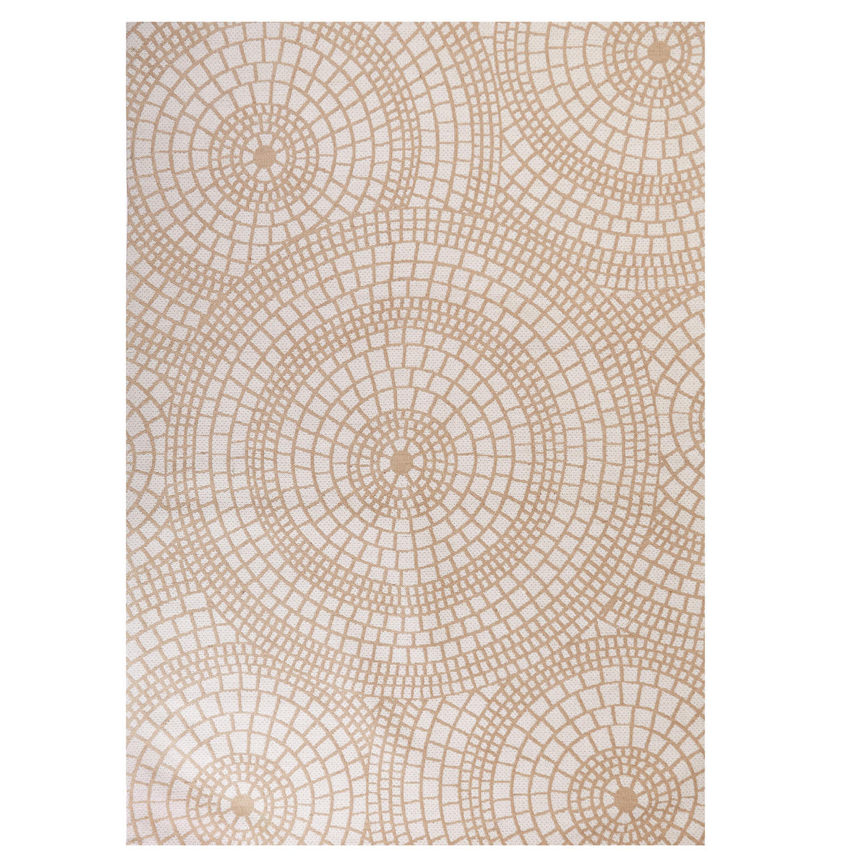 TEPPICH geflochten Ariba 230/160 cm - Beige, Naturmaterialien (160/230cm) - Beliani