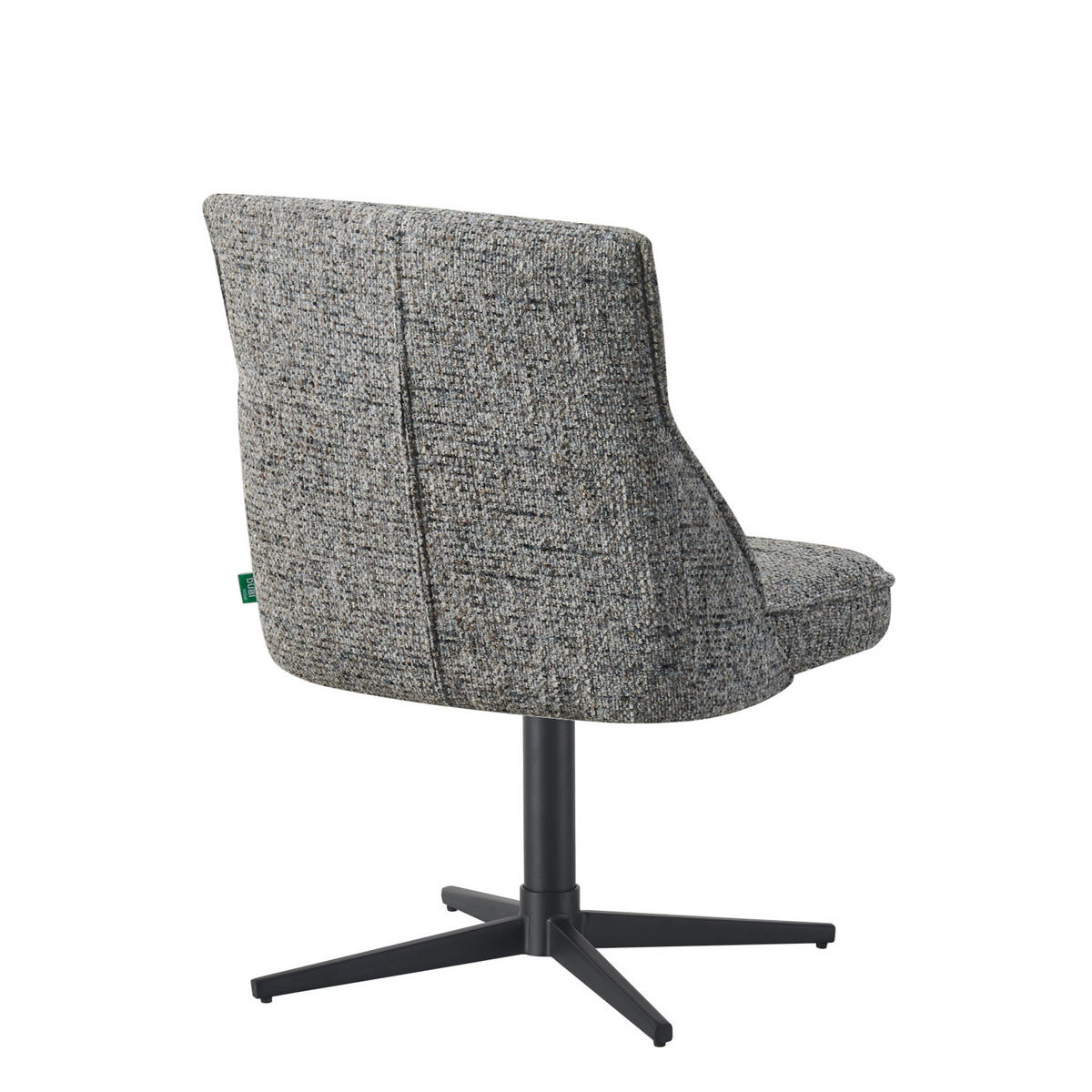 ESSZIMMERSTUHL LORENA 2er-Set - Dunkelgrau/Schwarz, Textil/Metall (49/83/62cm) - DUBI Möbel