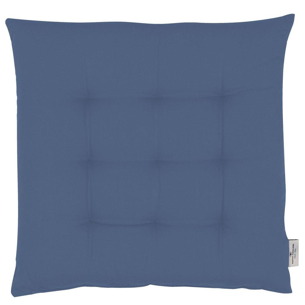 SITZKISSEN MIT 9 PUNKT-STEPPUNG DOVE - Klar, Textil (40/40/5cm) - Tom Tailor