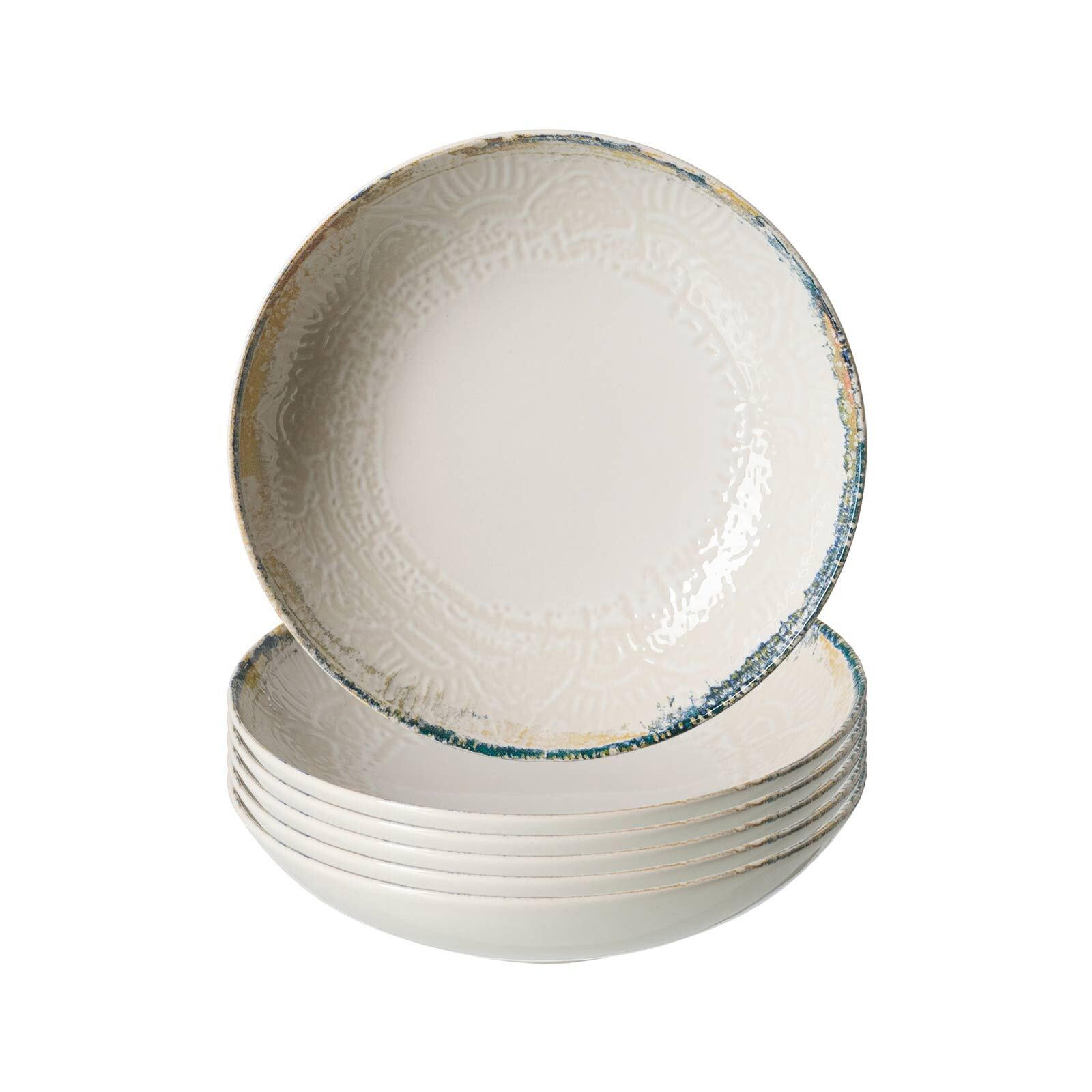 SUPPENTELLER Alfonso beige ø 21 cm 6er Set - Beige, Keramik (21cm) - Ritzenhoff Breker