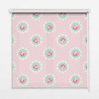 VNÚTORNÁ roleta - okenná roleta - roleta - 100x140 cm - Ruže - pink, plast (100/140/0.5cm) - TULUP