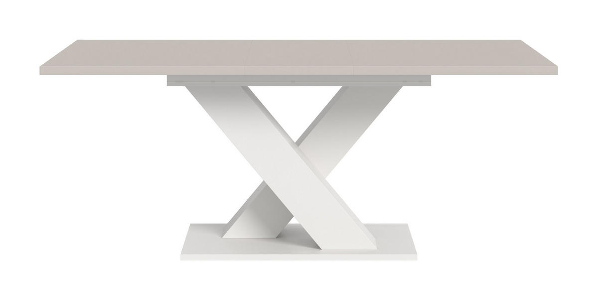 ESSTISCH MOTION (B/H/T: ca. 150/76/90 cm) in Weiß/Kaschmir - Weiß, Holzwerkstoff (90/150/76cm)