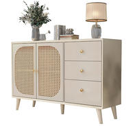 SIDEBOARD 120/40/82,5 cm mit 2 Türen & 3 Schubladen in Offwhite - Weiß, Holzwerkstoff (120/82.5/40cm) - BEAOK