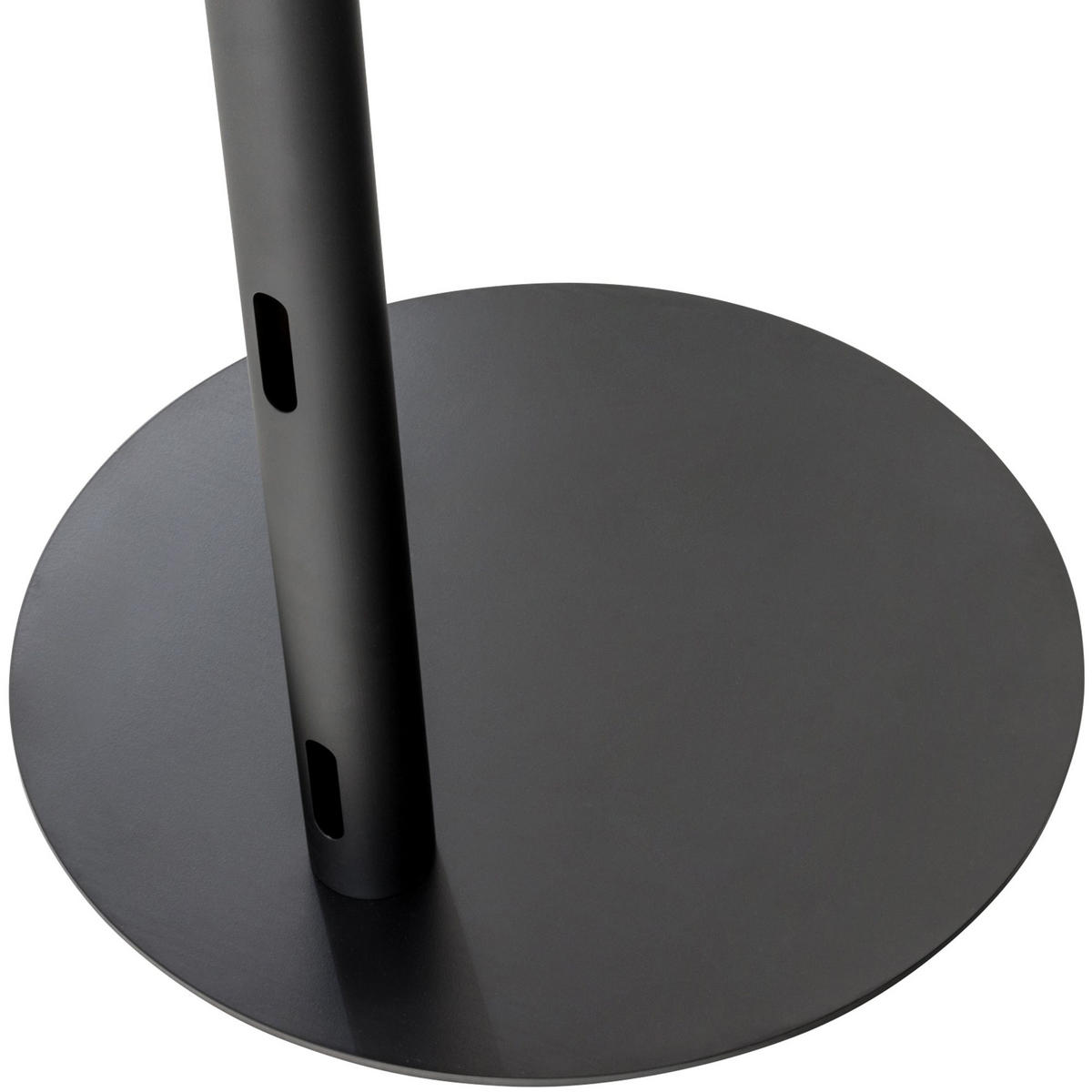 TV-STÄNDER WESEL rund 64x53x100cm Metall Schwarz-Matt Fernsehständer - Schwarz, Metall (64/100/53cm) - DELUKE