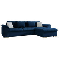 ECKSOFA Diana, Seite: Rechts - Dunkelblau, Holz/Textil (280/160cm) - MIRJAN24