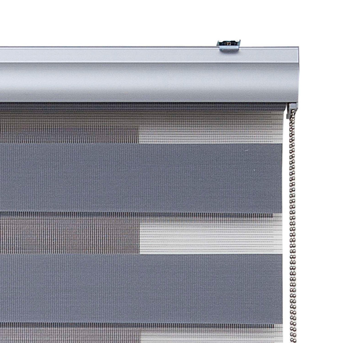 DOPPELROLLO Silber 200x250 cm - Silberfarben, Kunststoff (200/250cm) - STORESDECO