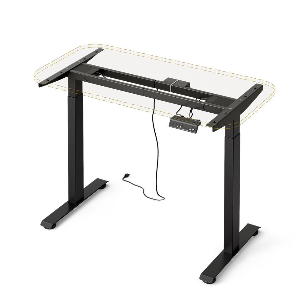 STOLNÍ NOHY Elevate Antracit - černá, kov (57.5/180/120cm) - Vicco