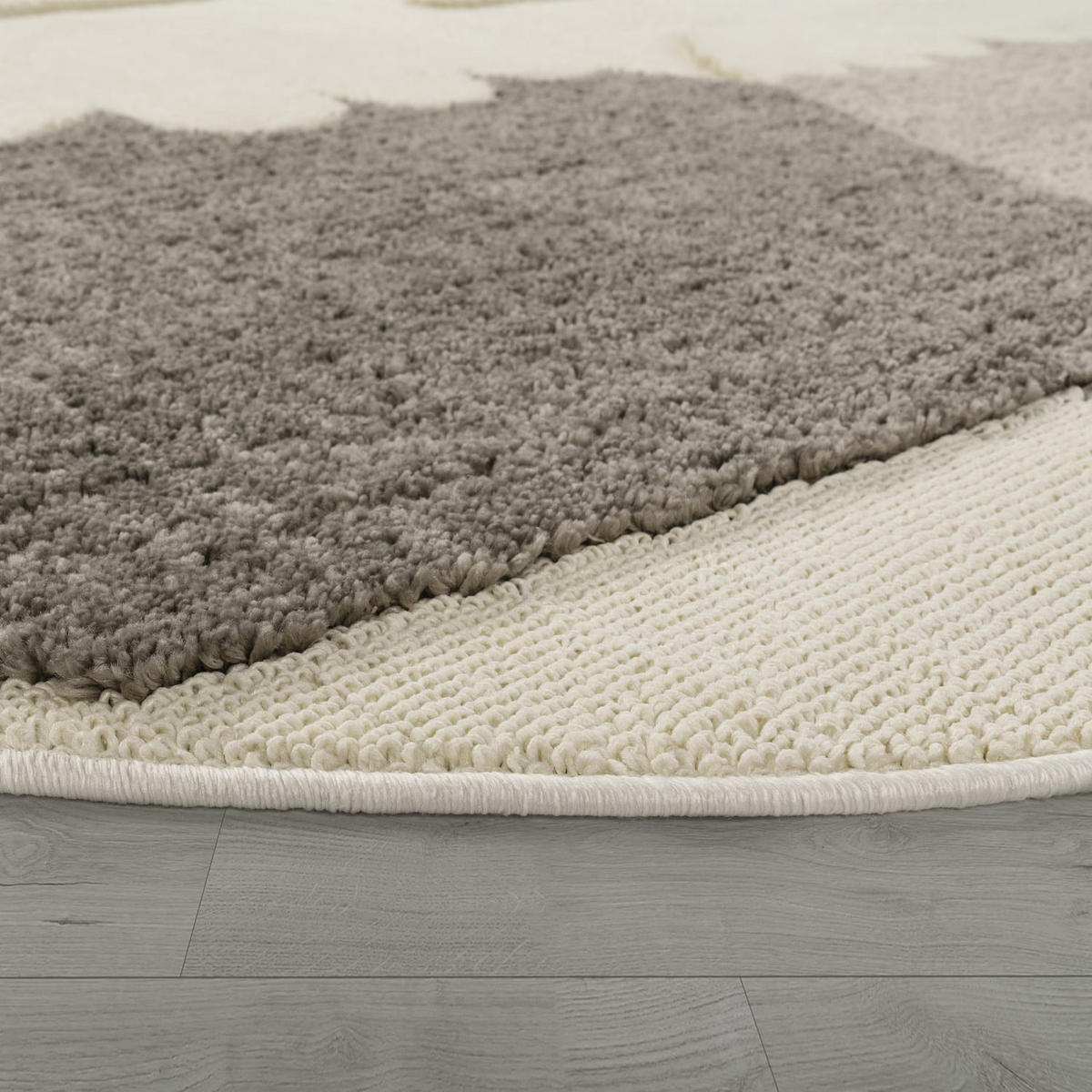 KINDERTEPPICH Creme Ø 120 cm - Creme, Kunststoff (120/120cm) - TT Home