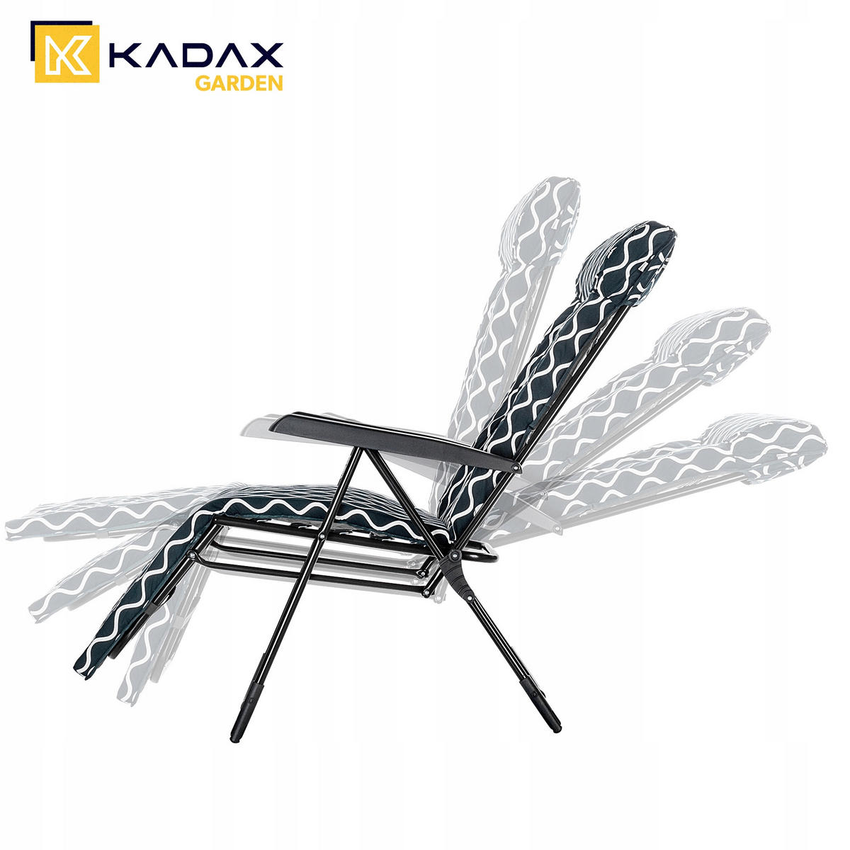 GARTENSESSEL grüne Diamanten - Grün, Metall (55/160cm) - KADAX