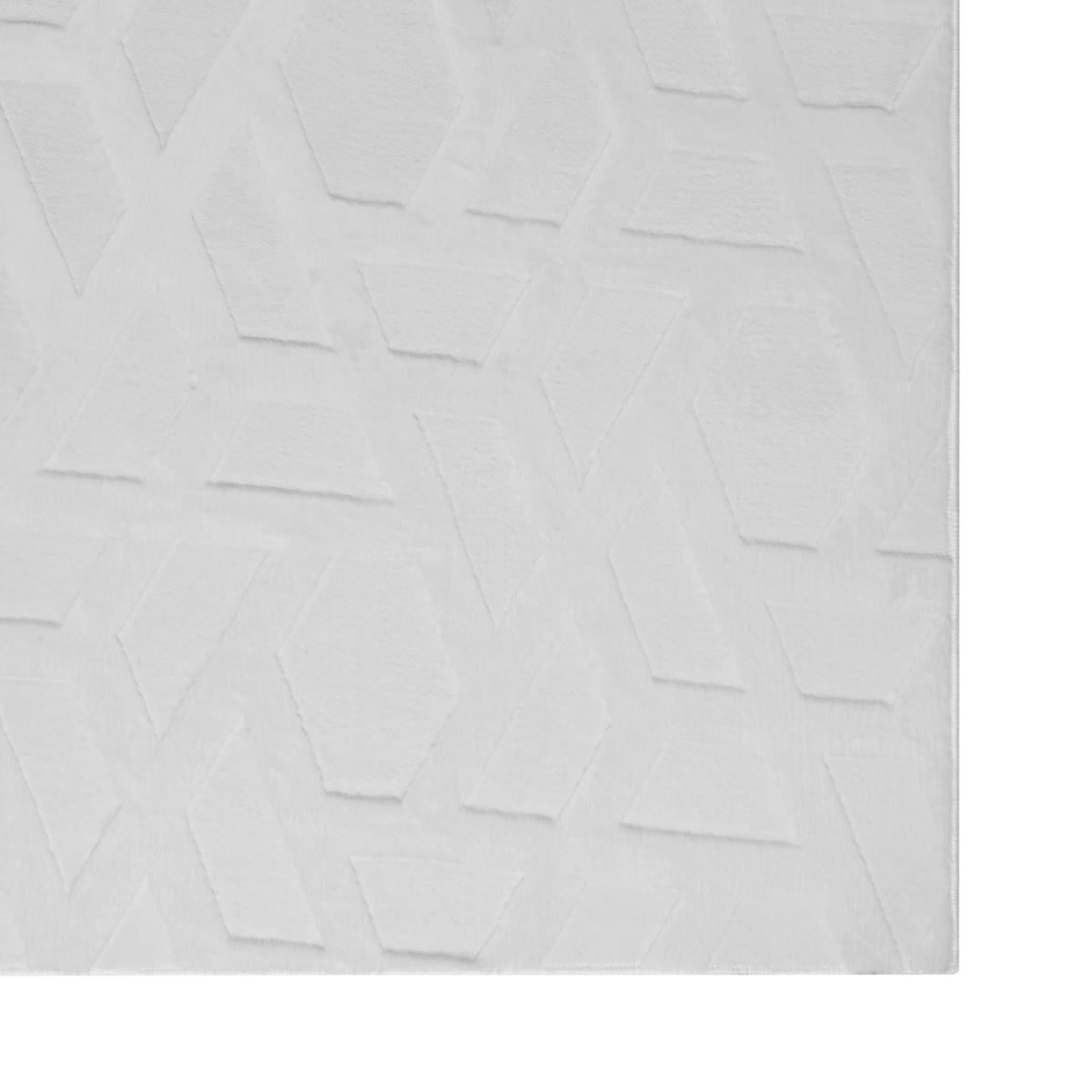 TEPPICH Hellgrau 160/230 cm Antero - Hellgrau/Grau, Textil (160/230cm) - Beliani