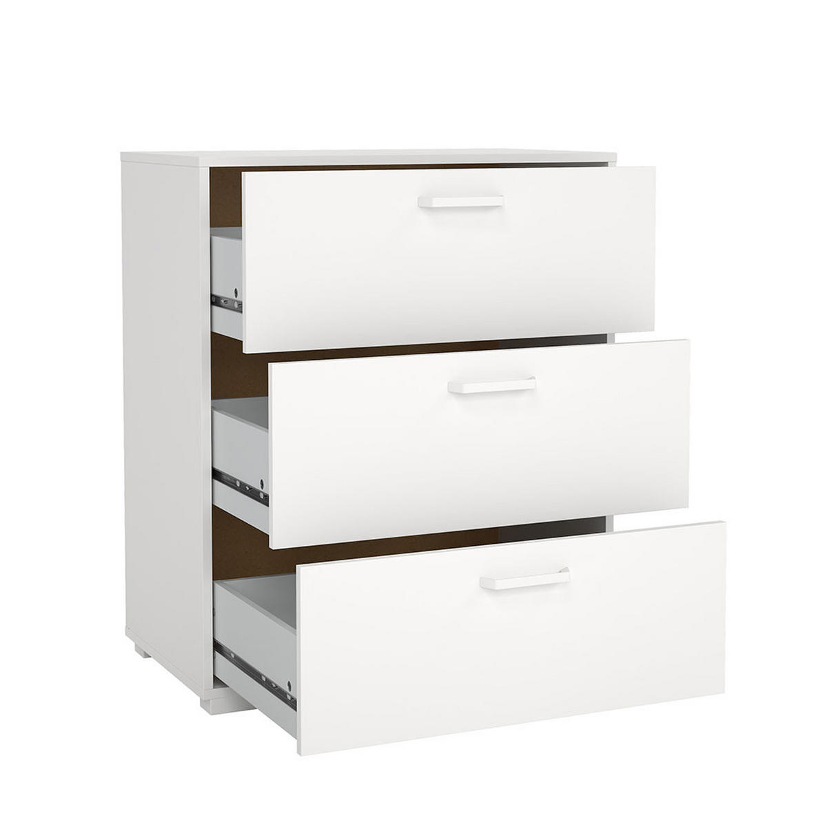 KOMMODE, Sofia, Weiß, Holzwerkstoff, 71 x 40 x 83 cm - Weiß, Holzwerkstoff (71/83/40cm) - ebuy24