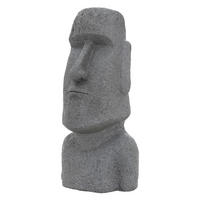 OSTERINSEL-KOPF 78 cm - Grau, Stein (26/78/37cm) - ECD-Germany