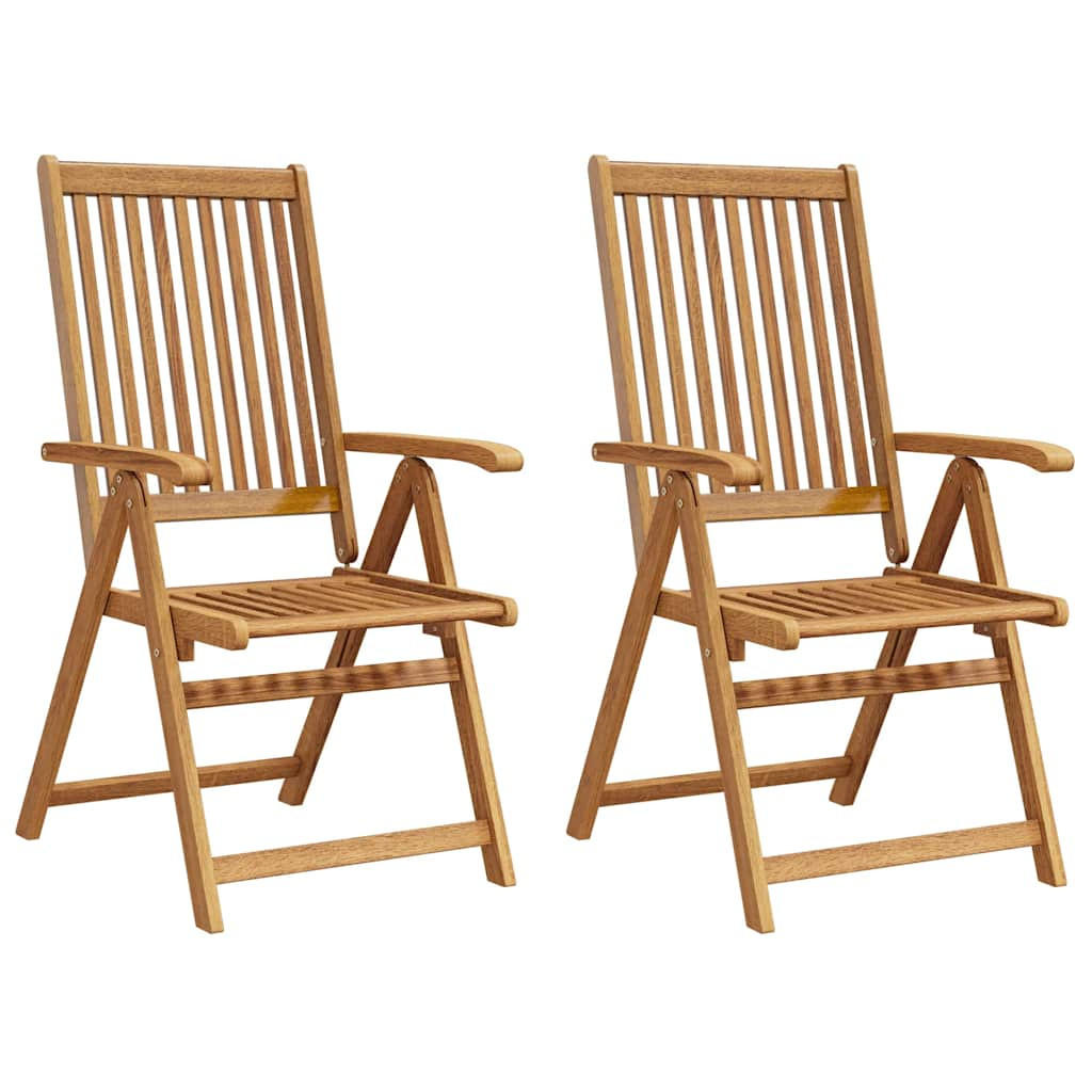 Deluke Gartenstühle Braun 57x111x69 cm