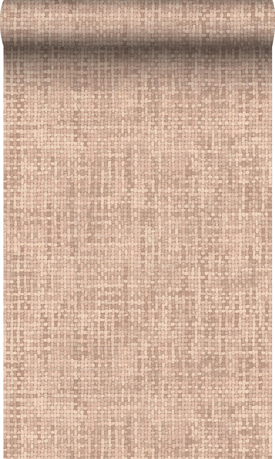 TAPETE Leinen-Optik 50 x 900 cm - Pink, Papier (50/900cm) - Origin Wallcoverings