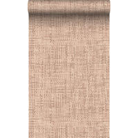 TAPETE Leinen-Optik 50 x 900 cm - Pink, Papier (50/900cm) - Origin Wallcoverings