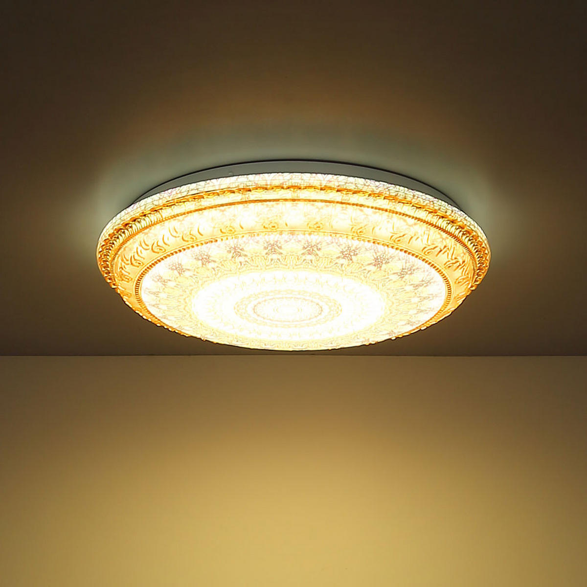 LED DECKENLEUCHTE LAZARO Bunt - Multicolor, Metall (39/39/8.5cm) - Globo Lighting