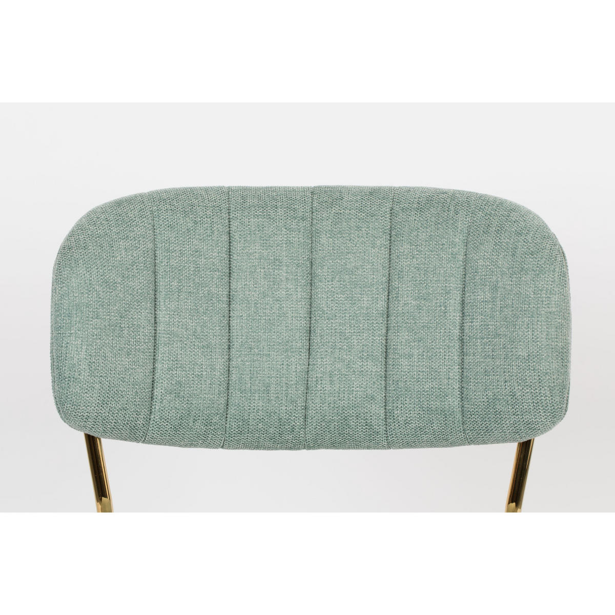 ESSZIMMERSTUHL Jolien Gold/ Hellgrün - 2 er Set - Mintgrün, Textil (48/77/56cm) - Housecraft Living