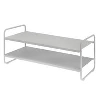 SCHUHREGAL A-Collection grau schmal 33/80/33 cm - Grau, Metall (80/33/33cm) - Zone Denmark