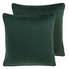 ZIERKISSENHÜLLE VELVET SIGNATURE - Grün, Textil (45/45cm) - Tom Tailor