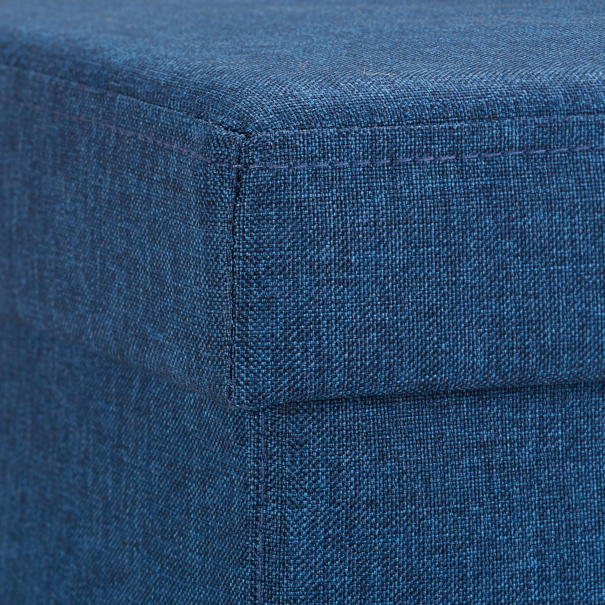 HOCKER - Multicolor, Holzwerkstoff/Textil (38/38/38cm) - Relaxdays