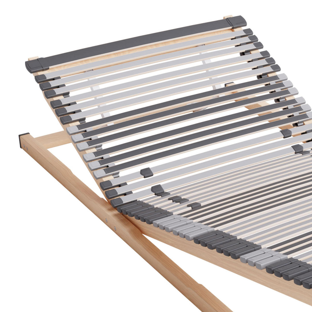 LATTENROST VERSTELLBAR 135/190 cm - Braun, Holz (135/190cm) - AM Qualitätsmatratzen