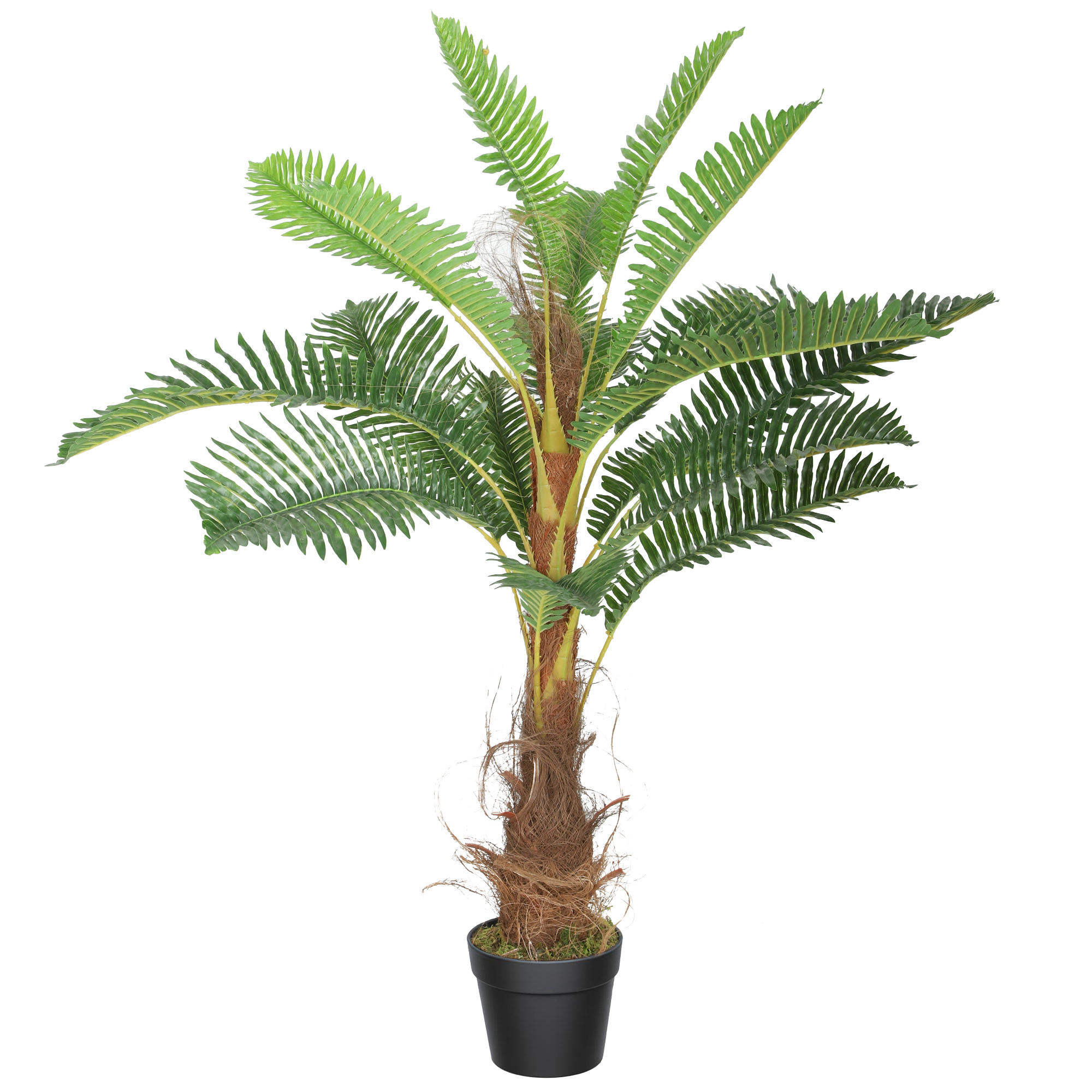 KUNSTBAUM Grün realistisch mit Topf 100 cm - Smaragdgrün, Kunststoff (100cm) - PANGIVO