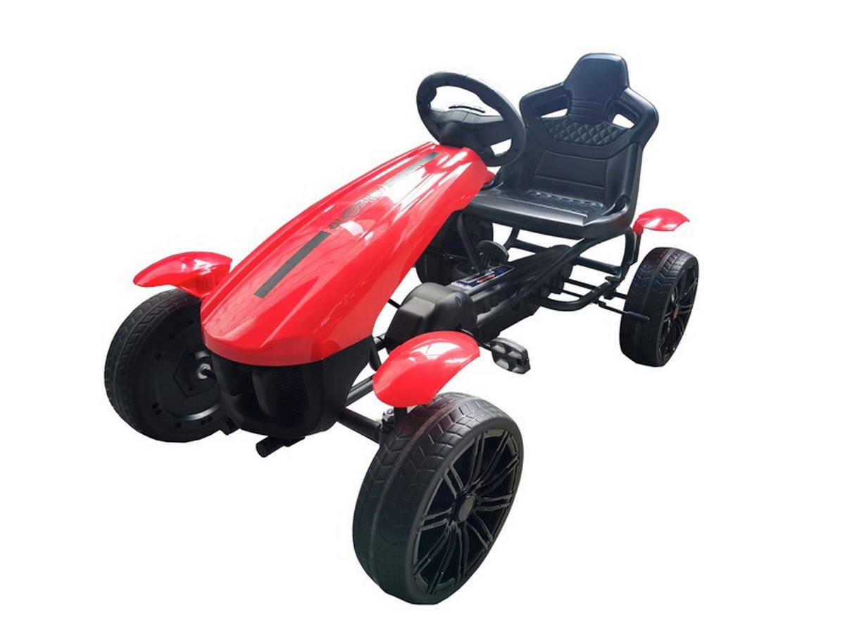 GOKART TRETAUTO Matteo rot - Rot, Kunststoff (115/62/60cm) - TPFLiving