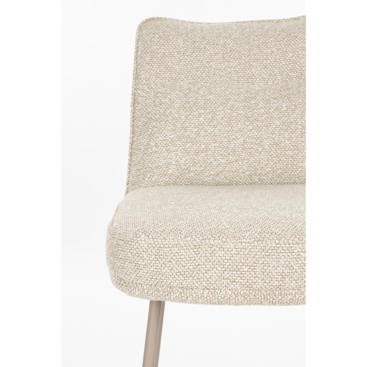 BARHOCKER Jacques mit Rückenlehne 65 cm Beige - 2 er Set - Beige, Kunststoff (43/100/54cm) - Housecraft Living