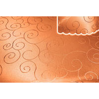 TISCHDECKE 110/160 cm Ornamente Orange - Orange, Textil (110/160cm) - TiborTex