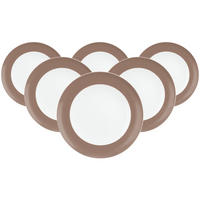 SPEISETELLER Liberty Pure Colors Cocoa Brown ø 27 cm 6er Set - Braun, Keramik (27.3cm) - Seltmann Weiden
