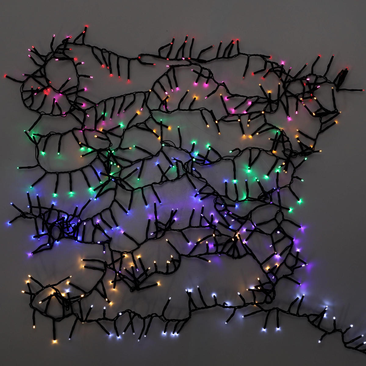 LICHTERKETTE Wassertropfen 400 LED - Multicolor, Kunststoff (800cm) - Home Styling Collection