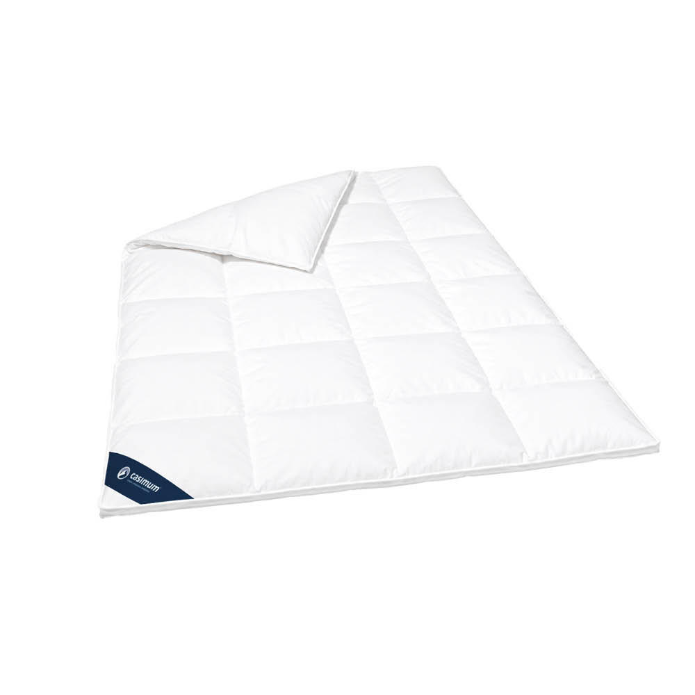 DAUNENDECKE 200x220 Extra Warm, LUXUS Winterdecke extra warm 100% Daune - Weiß, Textil (200/220cm) - casimum