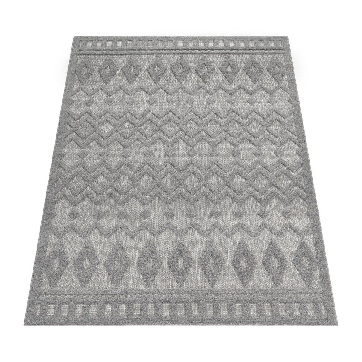 OUTDOORTEPPICH 80/150 cm Livorno 671 - Grau, Textil (80/150cm) - Paco Home