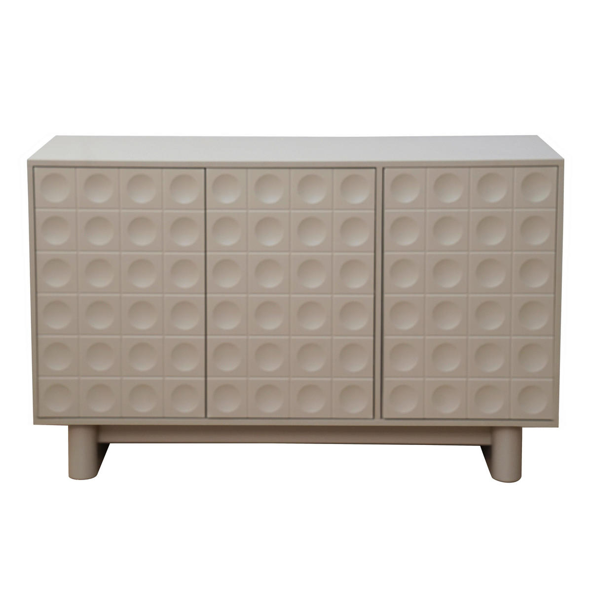 SIDEBOARD, Beigefarbe - Beige, Holz (40/78/124cm) - Oviala