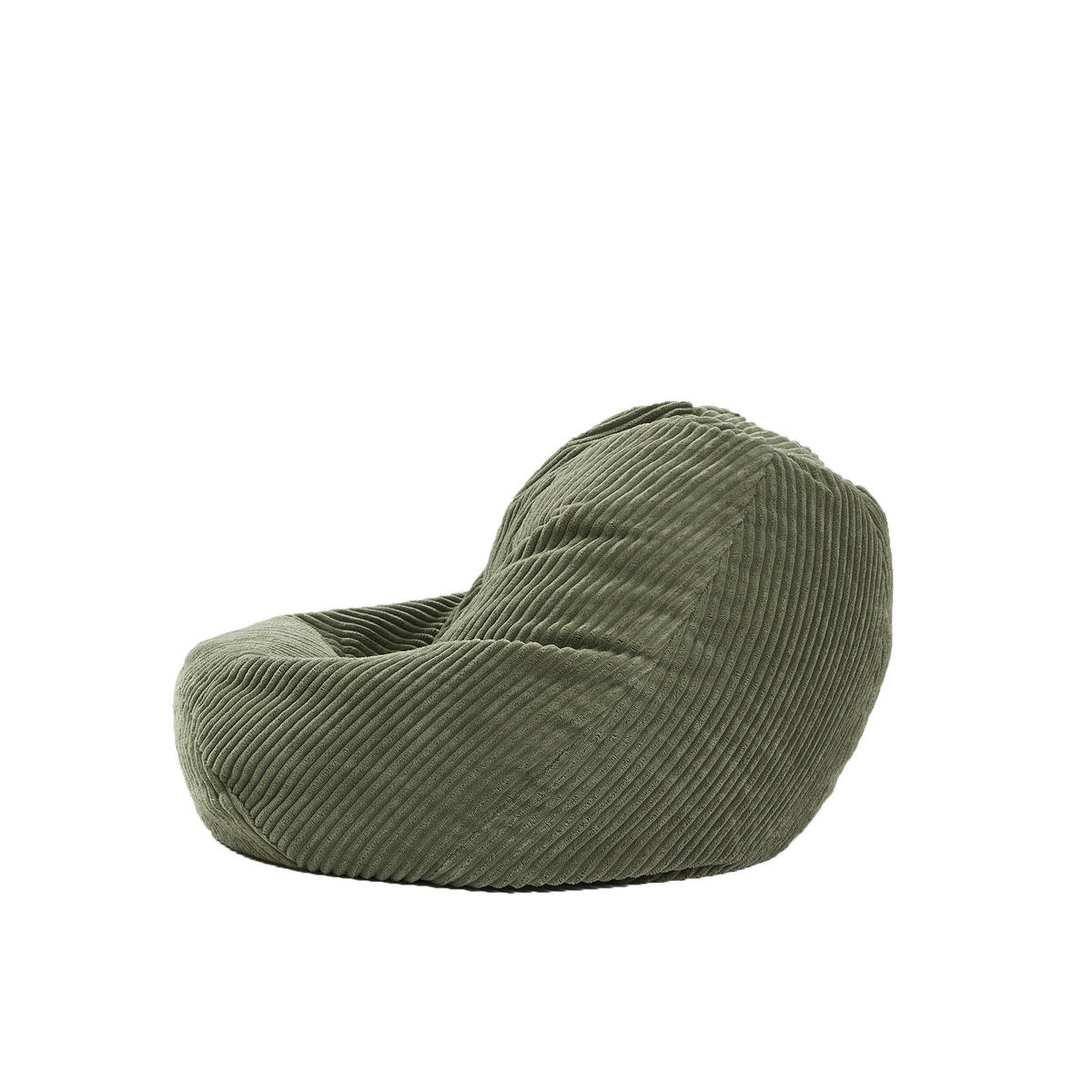 POUF kord Grün - Grün, Textil (85/50/85cm) - Nordlys