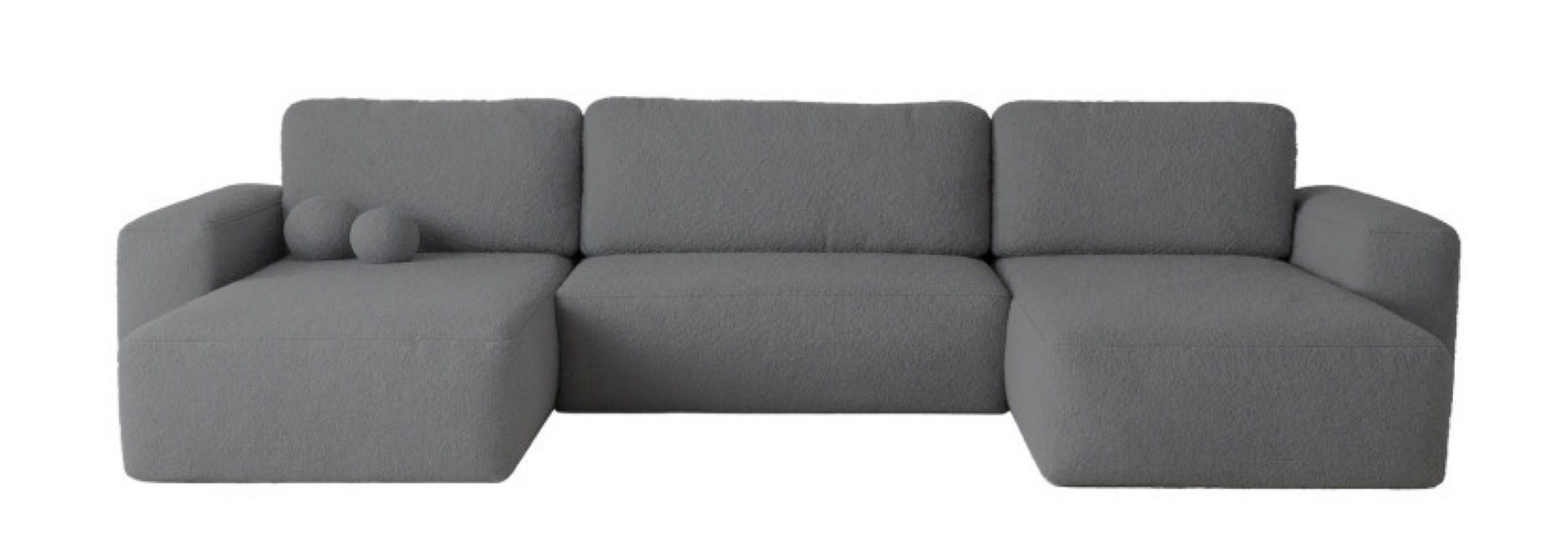 Sepro Meble Ecksofa Grau 374x177 cm