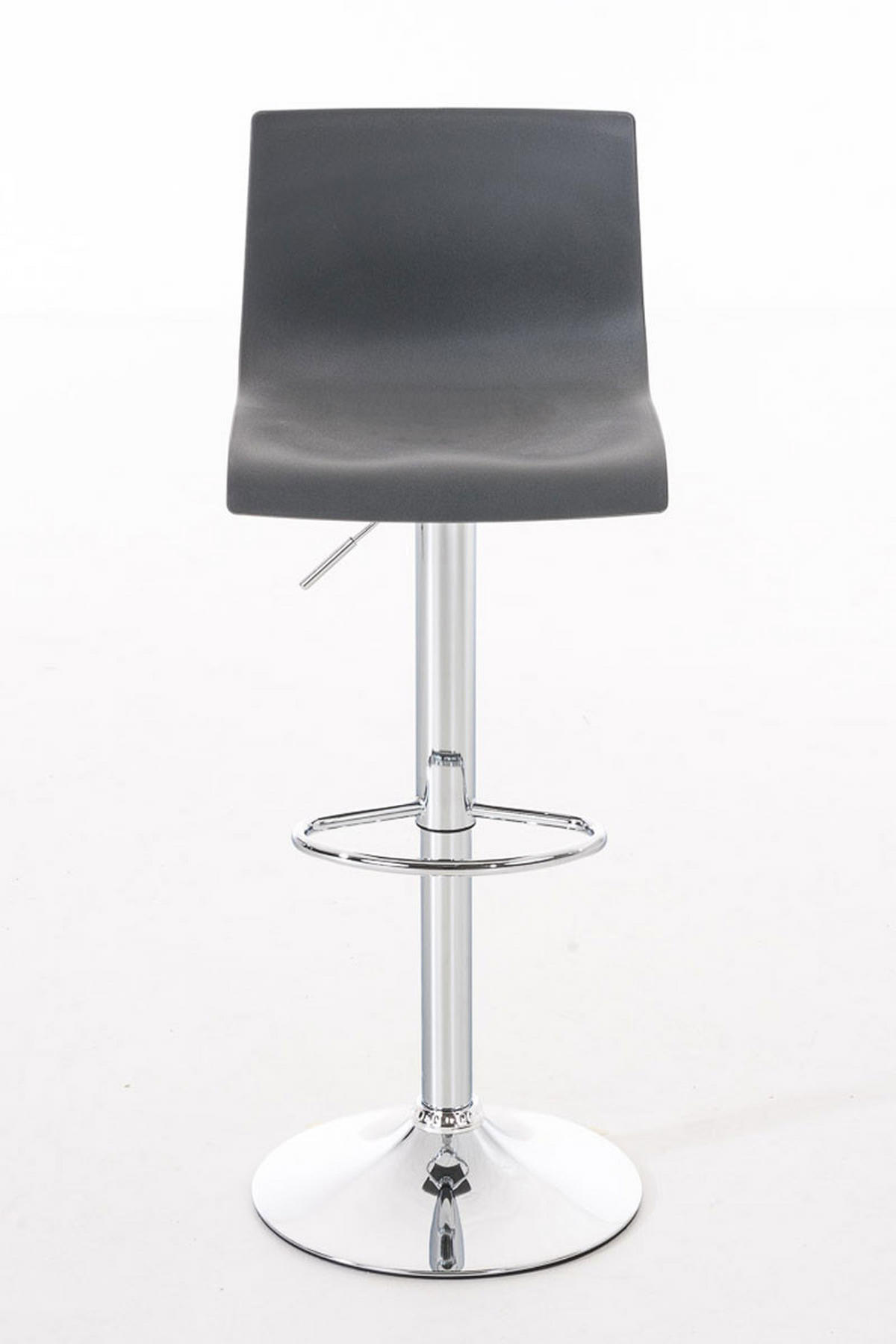 BARHOCKER BERLIN Grau Kunststoff - Grau, Kunststoff/Metall (39/84/36cm) - DELUKE