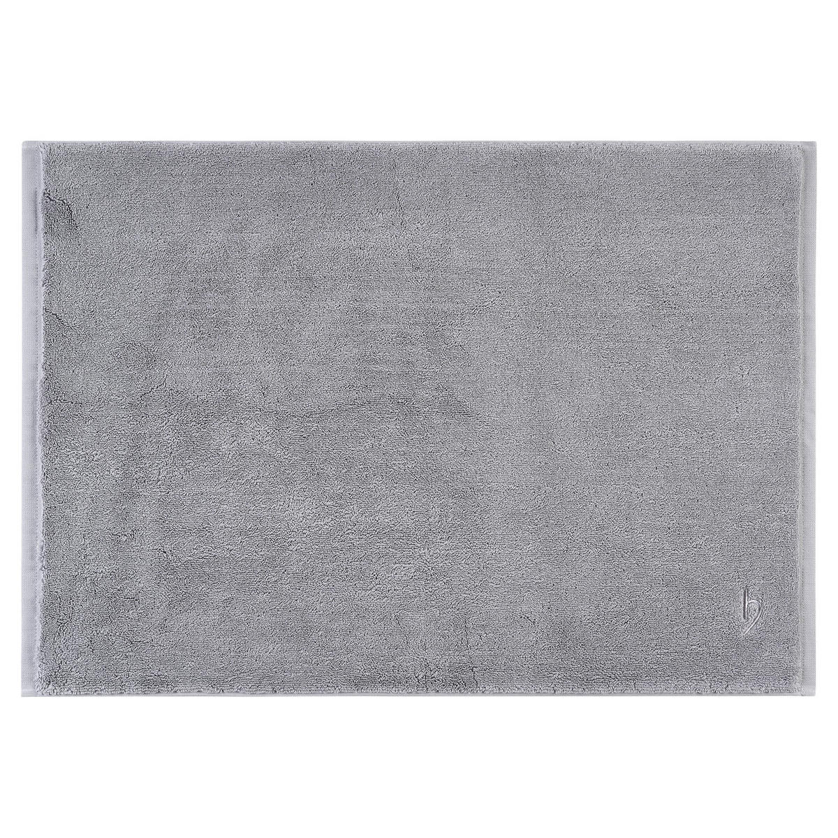 BADVORLEGER Pura Silbergrau - Hellgrau, Textil (60/90cm) - Herzbach Home