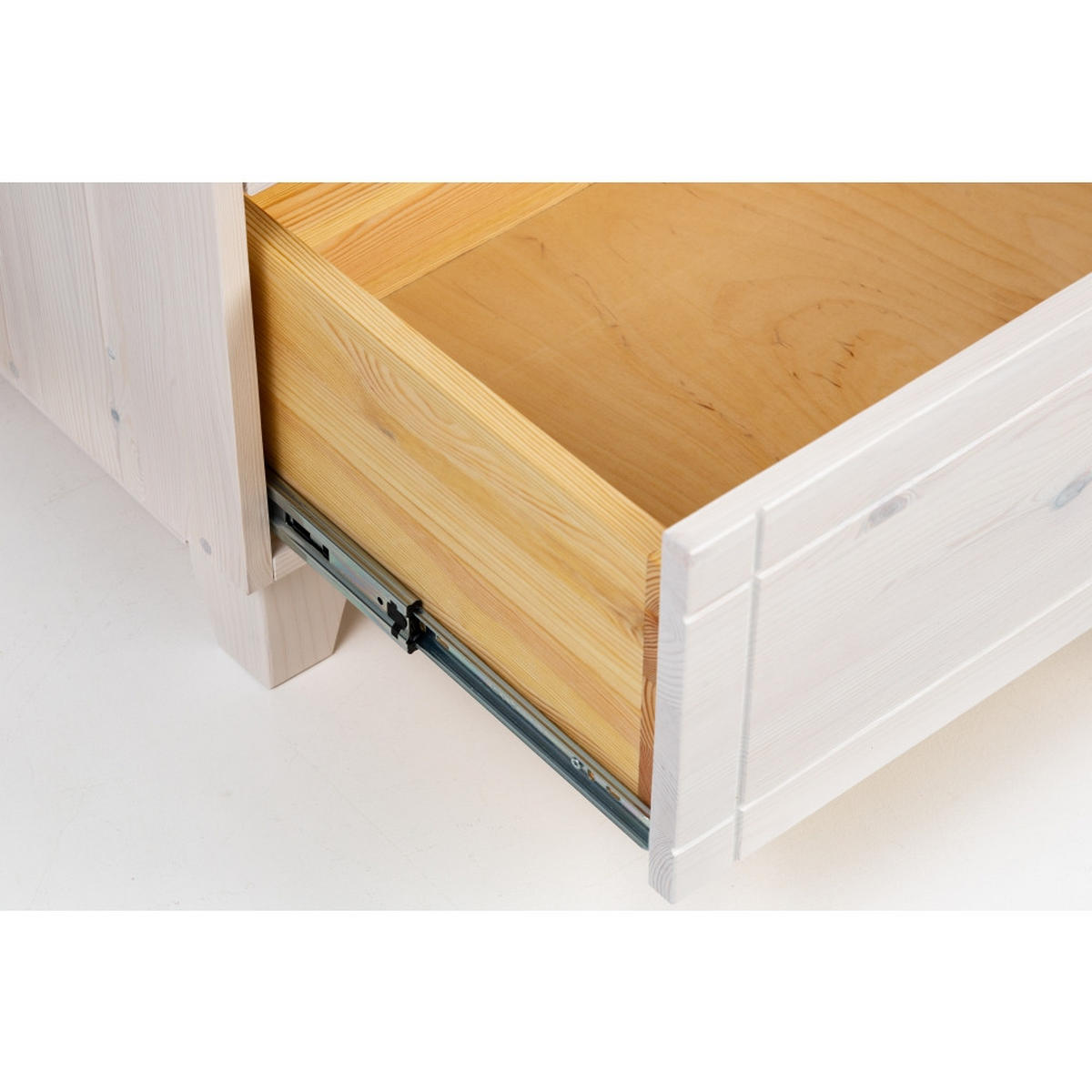 KOMMODE 74 cm - Dunkelbraun/Weiß, Holz (74/89/47cm) - MSL wooden furniture