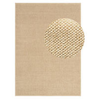TEPPICH CALMA beige modern 80/150 cm - Beige, Textil (80/150cm) - Tapiso