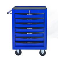 KOMBINATIONSKOFFER – 7 Schubladen, 508 mm (20 Zoll), mit 7 Schubladen, Farbgebung in Schwarz und Blau. - Multicolor, Metall (33/77.5/60cm) - DCA