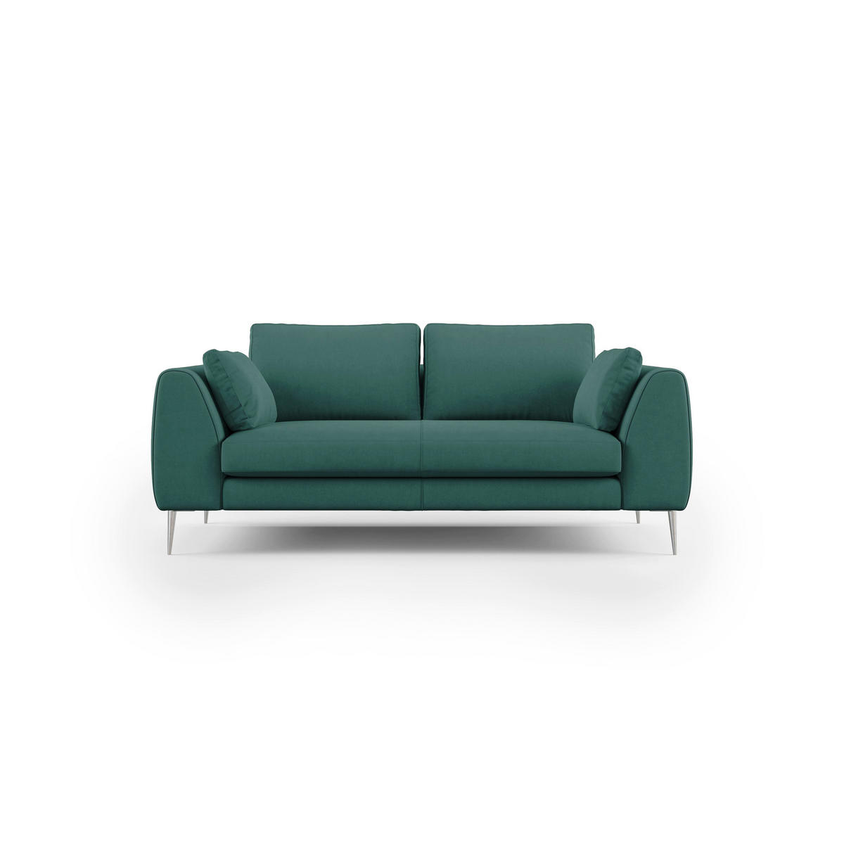 LINEARSOFA Plano - Petrol, Textil (196/86/102cm) - Divani.store