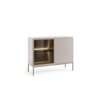 KOMMODE Lagos 104 cm mit Beleuchtung Kaschmir - Kaschmir, Holzwerkstoff/Metall (104/83/39cm) - Ravio