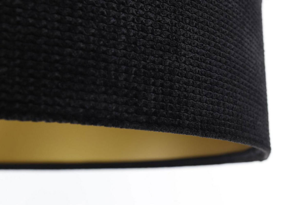 HÄNGELEUCHTE Gold 40/20 cm - Goldfarben/Schwarz, Kunststoff (40/0.6/20cm) - ONZENO