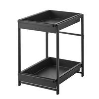 SPÜLSCHRANK-REGAL Tower schwarz 42/30/45 cm - Schwarz, Metall (30/45/42cm) - Yamazaki