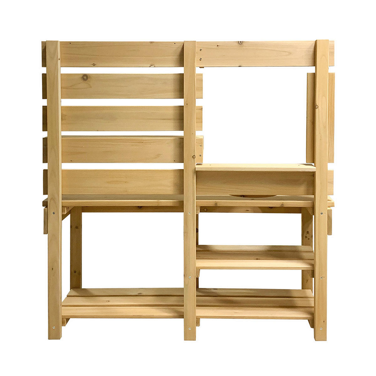 MATSCHKÜCHE MANDU - Naturfarben, Holz (35/103/110cm) - Home Deluxe