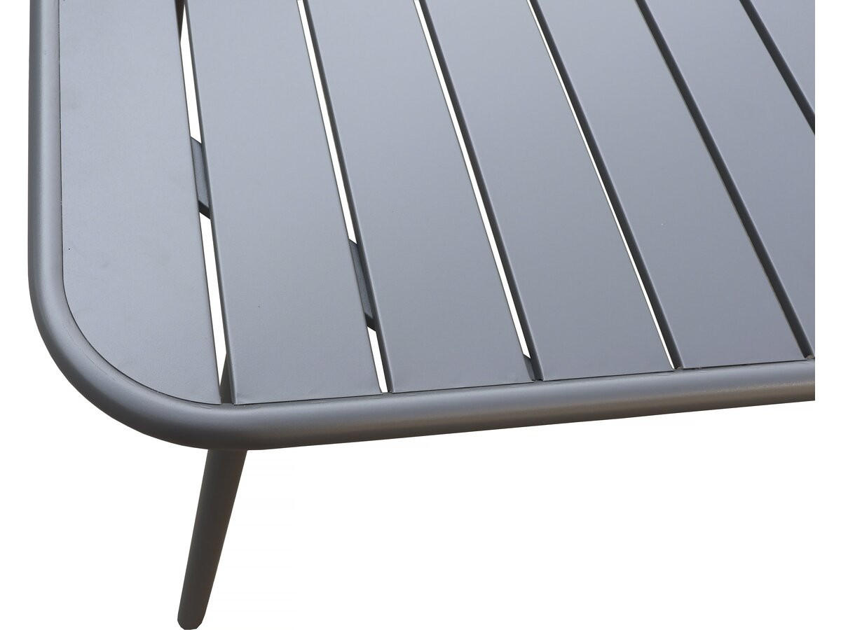 GARTENTISCH bilbao Grau - Grau, Metall (180/90/71cm) - Habitat Garten